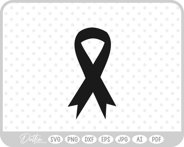 Cancer Awareness Ribbon SVG DottieDigitals 