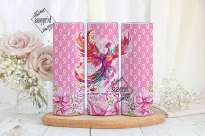 Cancer awareness tumbler bundle 20oz Skinny Tumbler Sublimation Design Breast Cancer Awareness Glitter Pink Tumbler Design-PNG Sublimation sassyprint 
