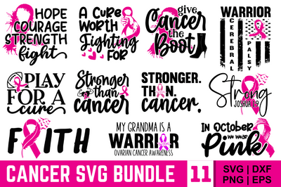 Cancer SVG Bundle SVG Designangry 