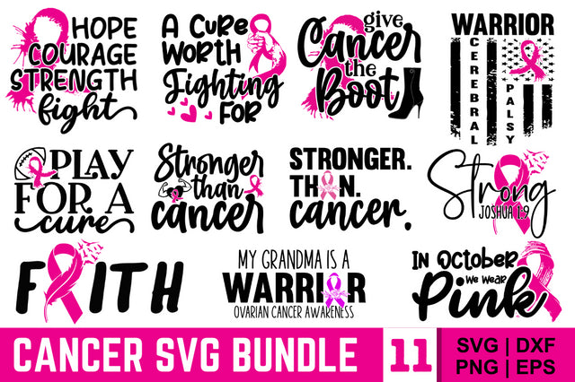 Cancer SVG Bundle SVG Designangry 