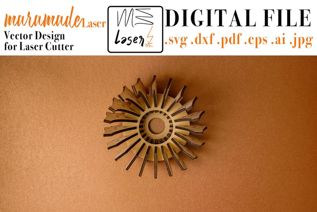 Candle Holder Lantern Star Vector File for Laser Cutter. SVG MaramadeLaser 