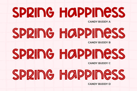 Candy Buddy Font Abo Daniel Studio 