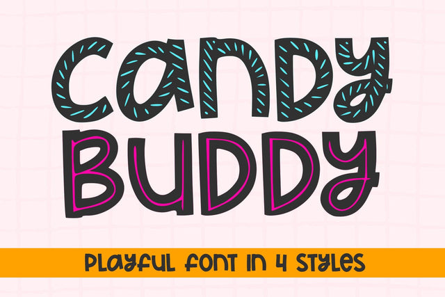Candy Buddy Font Abo Daniel Studio 