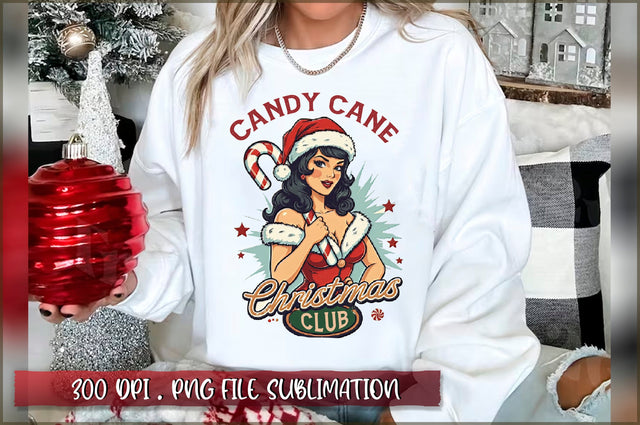 Candy cane christmas club Sublimation Sublimation Shetara Begum 