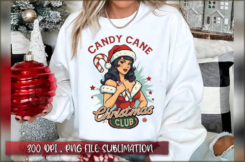 Candy cane christmas club Sublimation Sublimation Shetara Begum 