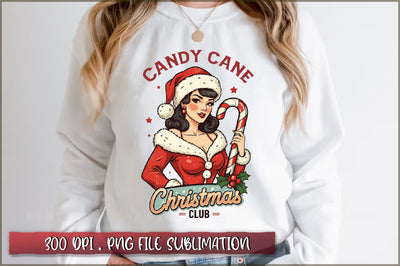 Candy cane christmas club Sublimation Sublimation Shetara Begum 