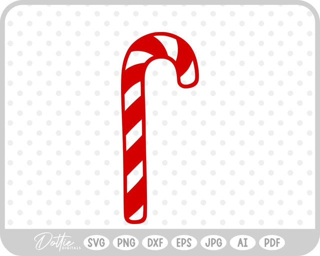Candy Cane Christmas SVG DottieDigitals 