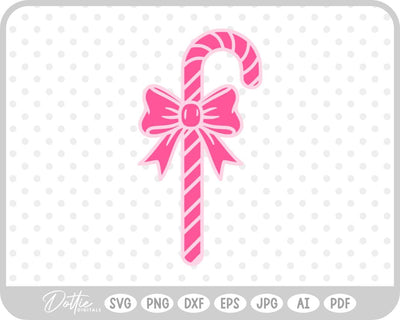 Candy Cane Christmas SVG DottieDigitals 