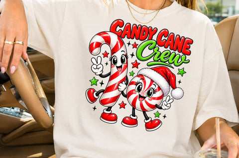 Candy Cane Crew Christmas PNG Sublimation nirmal108roy 