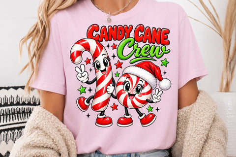 Candy Cane Crew Christmas PNG Sublimation nirmal108roy 
