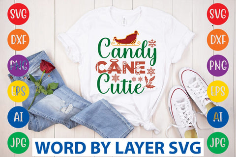 Candy Cane Cutie svg design SVG Rafiqul20606 