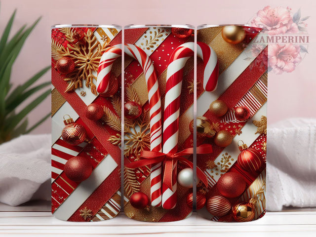 Candy Cane Glitter Drip Christmas Tumbler, Holiday Glitter Drips Sublimation Design, Festive Cup Art, 20oz Xmas Tumbler, Whimsical Candy Cane Mug, Stylish Christmas Cup, Cozy Holiday Wrap Sublimation Li Zamperini 