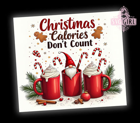 Candy Cane Gnome Gingerbread Tumbler, Gingerbread Tumbler Design, Hot Chocolate Tumbler, Funny Christmas Tumbler, Holiday Drinkware, Festive Sublimation Wrap Sublimation SvggirlplusArt 