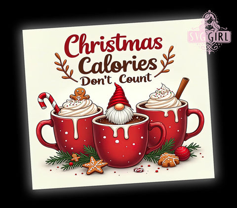 Candy Cane Gnome Gingerbread Tumbler, Gingerbread Tumbler Design, Hot Chocolate Tumbler, Funny Christmas Tumbler, Holiday Drinkware, Festive Sublimation Wrap Sublimation SvggirlplusArt 