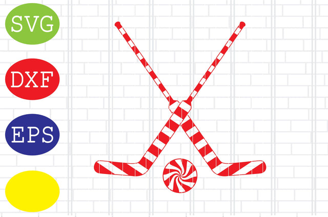 Candy Cane Hockey Goalie Sticks Svg, Ice Hockey Svg, Hockey SticksSvg, Winter Sport Svg, Jpg, Eps, Dxf Files SVG DigitalSvgFiles 