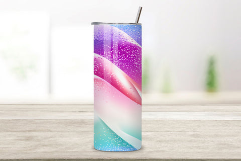 Candy Carnival Glitter Ombre Tumbler Wrap, seamless wrap png Sublimation FloridPrintables 