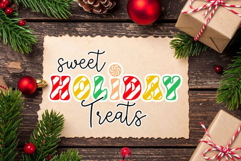 Candy Christmas - Sweet Display & Script Font Duo Font AnningArts Design 