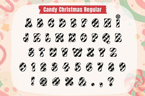 Candy Christmas - Sweet Display & Script Font Duo Font AnningArts Design 