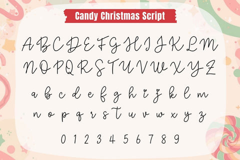 Candy Christmas - Sweet Display & Script Font Duo Font AnningArts Design 