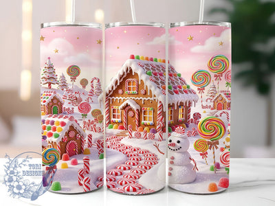 Candy Christmas Village 20oz Tumbler, Candy Christmas, Christmas Village, Candy Village, Village Tumbler, Candy Christmas PNG, Xmas Candy Village, 20oz Tumbler Wrap Sublimation ToriDesigns 