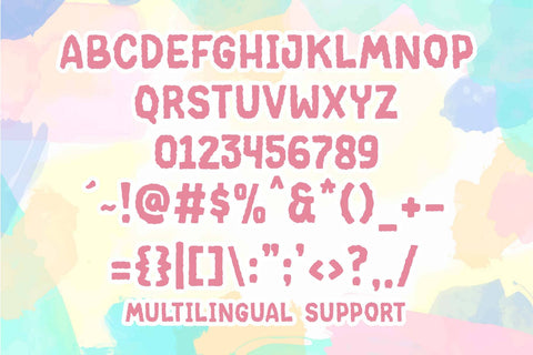 Candy Cloud Font Dm Letter Studio 