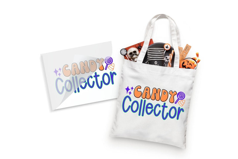 Candy Collector Halloween DTF Heat Transfer Physical So Fontsy T-Shirt Iron-On Transfer Shop
