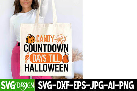 Candy Countdown Days till Halloween SVG Design,Cut File, Halloween SVG Cut File, Halloween Clipart, Trick or Treat SVG Bundle, Halloween PNG Bundle SVG BlackCatsMedia 