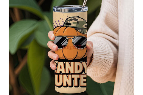 Candy Hunter Halloween 20oz Tumbler Wrap Sublimation DesignSVG 