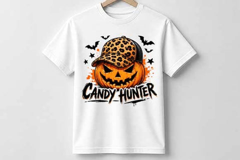 Candy Hunter Pumpkin PNG | Halloween Sublimation Digital Download SVG BillahCrafts 