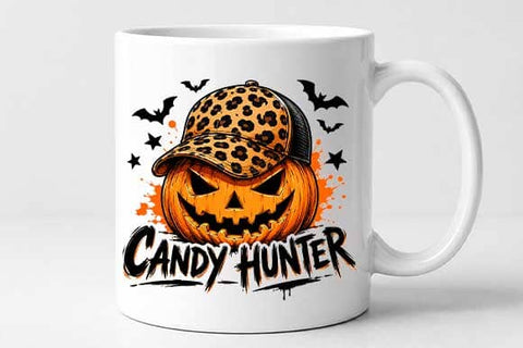 Candy Hunter Pumpkin PNG | Halloween Sublimation Digital Download SVG BillahCrafts 