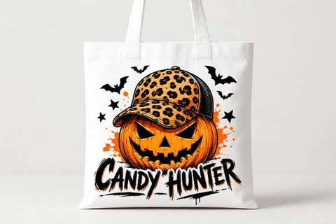 Candy Hunter Pumpkin PNG | Halloween Sublimation Digital Download SVG BillahCrafts 