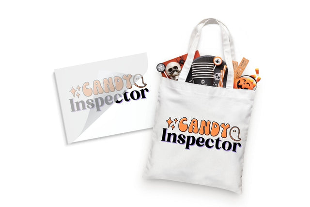 Candy Inspector Halloween DTF Transfer for Custom Apparel Physical So Fontsy T-Shirt Iron-On Transfer Shop