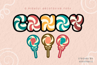 Candy Pop - Font Duo Font AnningArts Design 
