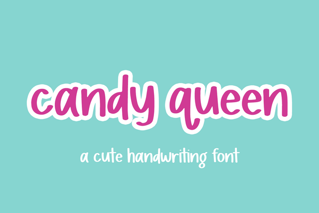 Candy Queen Sans Font Font Beck McCormick 