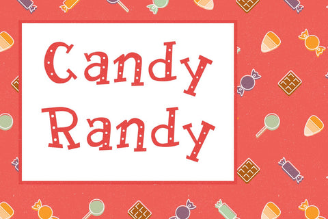 Candy Randy Font Lauren Ashpole 