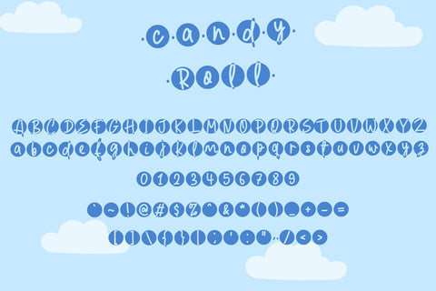 Candy Roll Font Dm Letter Studio 