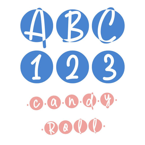 Candy Roll Font Dm Letter Studio 