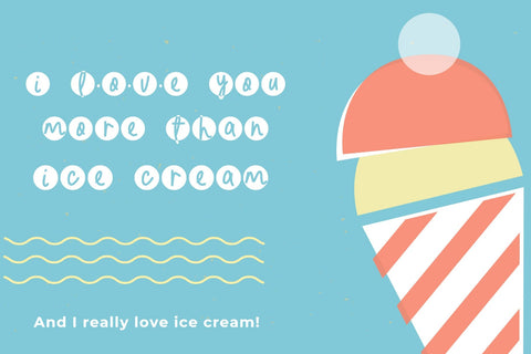 Candy Roll Font Dm Letter Studio 