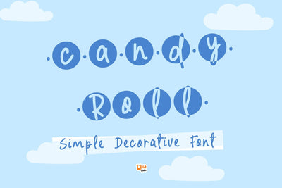 Candy Roll Font Dm Letter Studio 