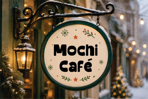 Candy Sprinkle – Christmas Font Font Mozarella 