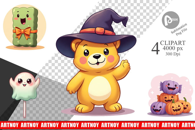 Candy Treats Clipart Sublimation artnoy 