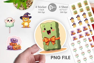 Candy Treats Sticker Sublimation artnoy 