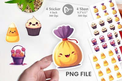 Candy Treats Sticker Sublimation artnoy 