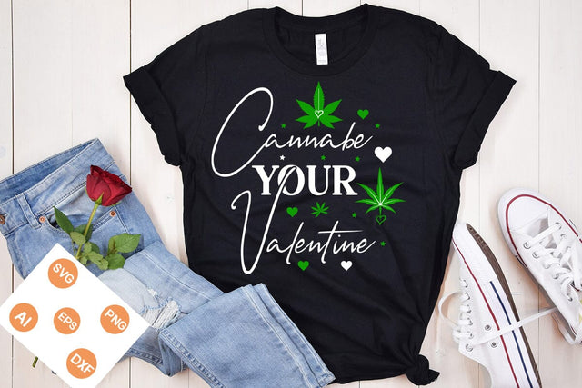 Cannabe Your Valentine SVG Design, Weed SVG design, Marijuana SVG, SVGs,Quotes and Sayings,Food & Drink,On Sale, Print & Cut SVG DesignPlante 503 