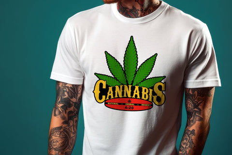 Cannabis 420 Natural Herbal Remedy Rasta Colors Weed Png Sublimation Karma Genie Graphics 