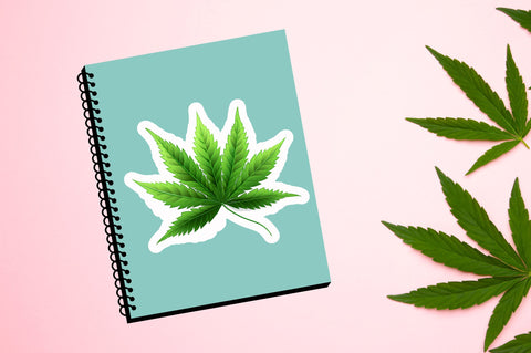 Cannabis leaf Sticker Design Sublimation Regulrcrative 