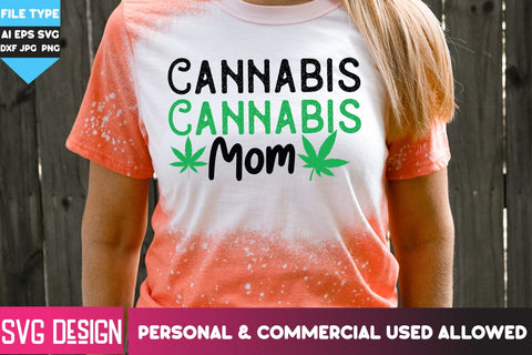 Cannabis Mom SVG Cut File, Cannabis Mom Sublimation PNG,, Weed SVG Quotes| Marijuana SVG | Cannabis SVG Design , Weed SVG Bundle SVG BlackCatsMedia 
