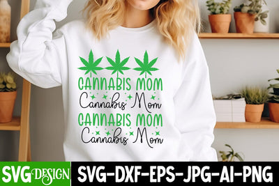 Cannabis Mom SVG Design, Weed SVG Quotes| Marijuana SVG | Cannabis SVG Design , Weed SVG Bundle SVG BlackCatsMedia 