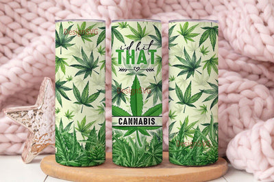 Cannabis Tumbler Wrap, Weed Sublimation Designs for Digital Download, 20oz Skinny Tumbler Sublimation Design Templates, Weed Tumbler PNG Sublimation DesignSVG 