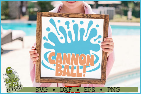Cannonball SVG File SVG Crunchy Pickle 